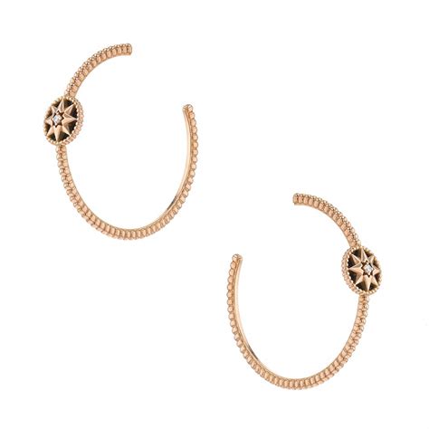 boucles d'oreilles dior rose des vents|La Rose des vents Dior .